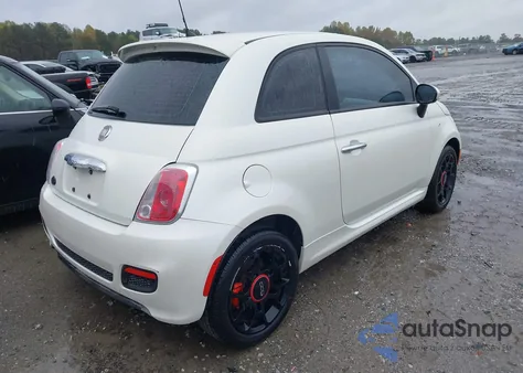 2012 Fiat 500 Sport from USA, damaged, VIN 3C3CFFBR0CT113811
